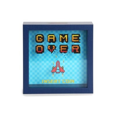 Hucha de madera Game Over