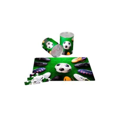 Puzzle en lata regalo fútbol (lote de 10)