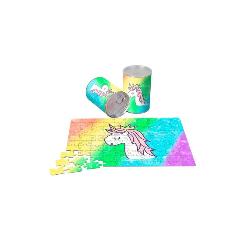 Puzzle en lata regalo unicornio (lote de 10)