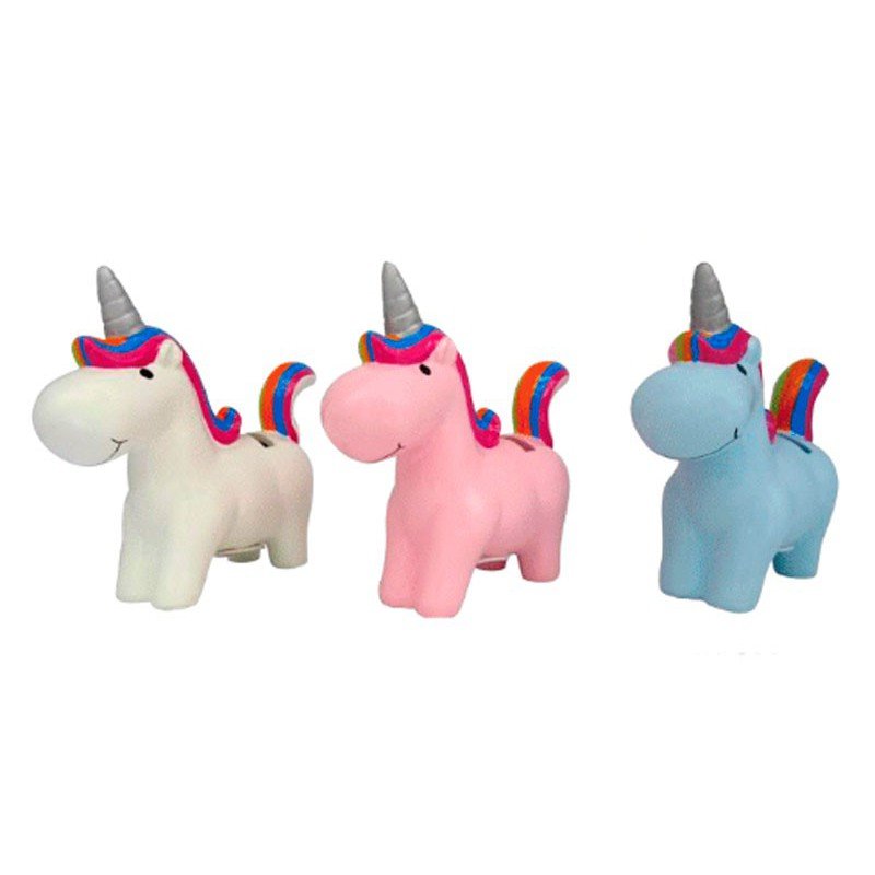 Hucha de cerámica de unicornio