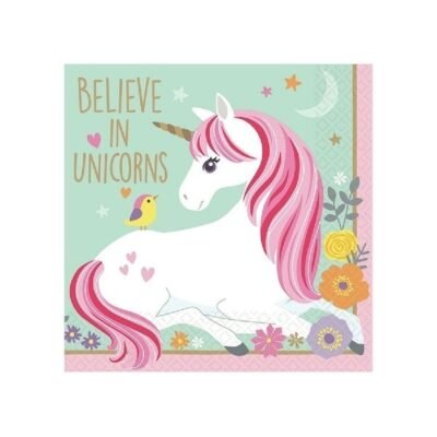 Servilletas papel 25cm Magical Unicornio (16 uds.)