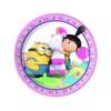 Platos Cartón 23cm Minions Fluffy (8 uds.)