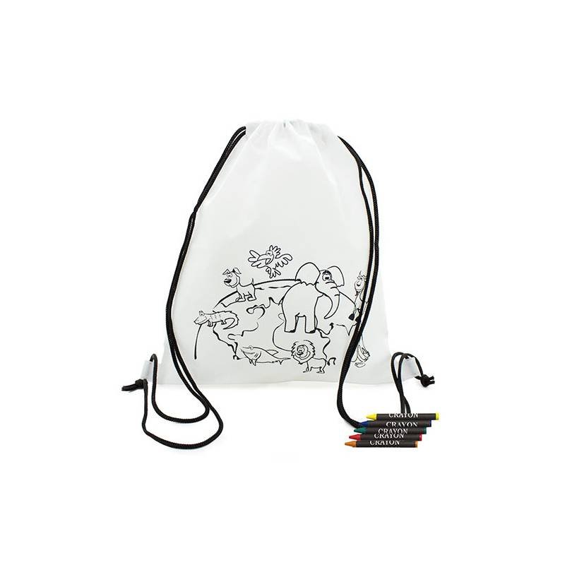 Mochila con ceras selva (lote de 10)