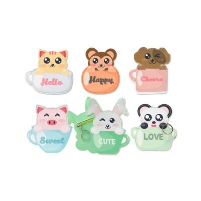 Monedero llavero de animalitos (lote de 10)