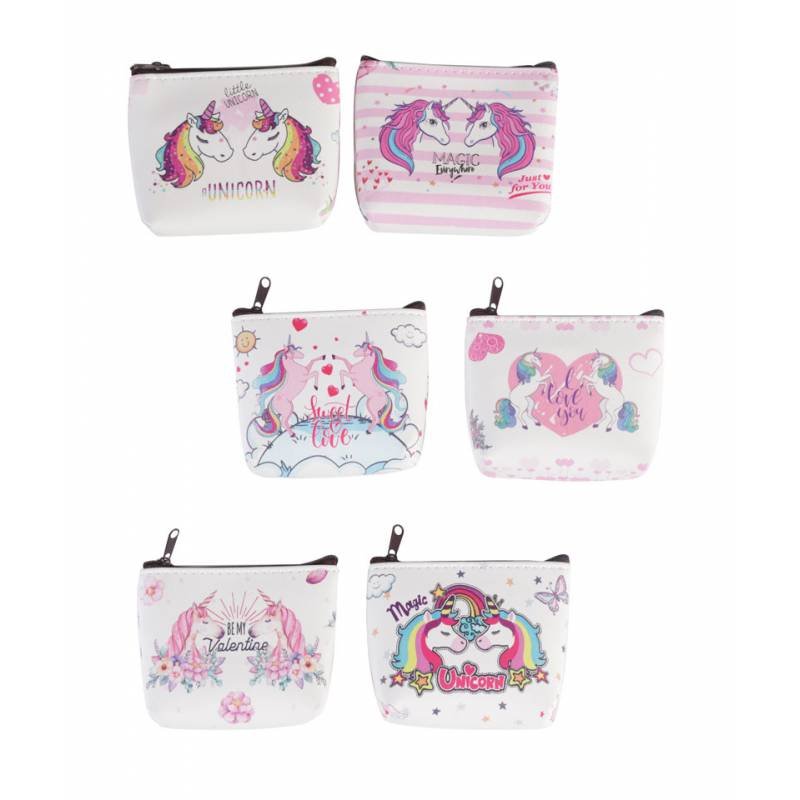 Monederos unicornios (lote de 10)