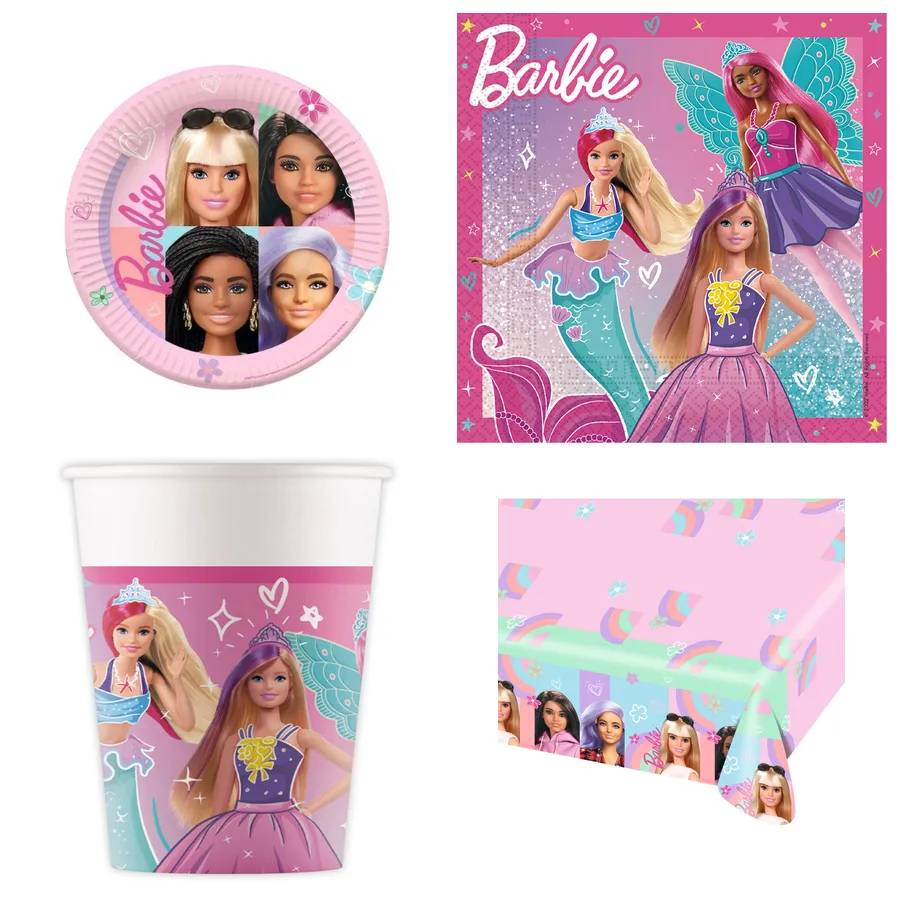 Pack Básico Barbie · 8 niños