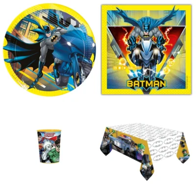 Pack Básico Batman y Liga de la Justicia · 8 niños