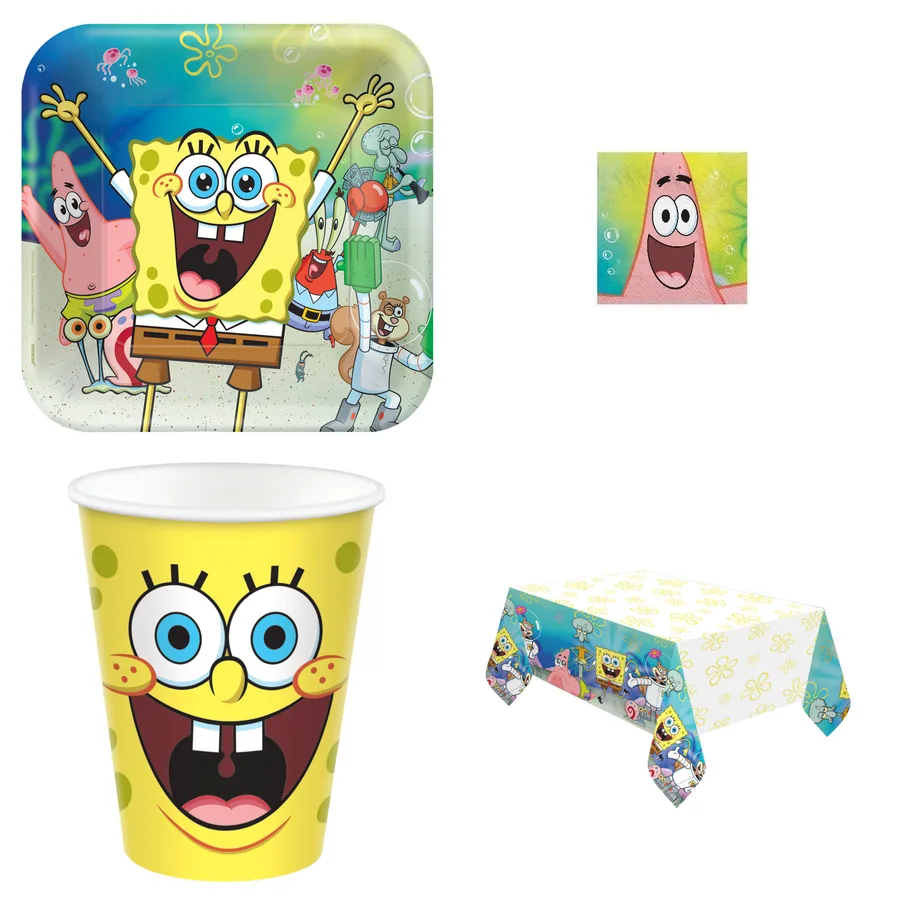 Pack Básico Bob Esponja · 8 niños