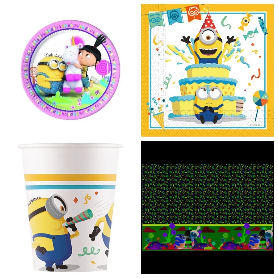 Pack Básico Minions · 8 niños