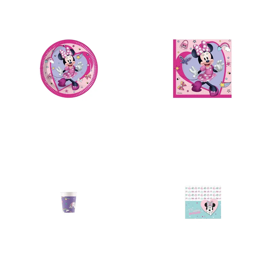Pack Básico Minnie Mouse · 8 niños