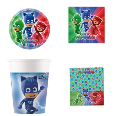 Pack Básico PJ Masks · 8 niños