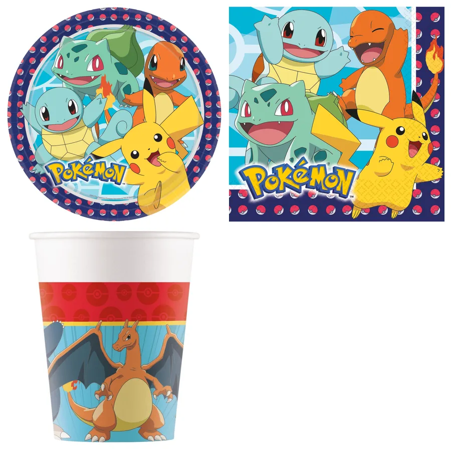 Pack Básico Pokémon · 8 niños