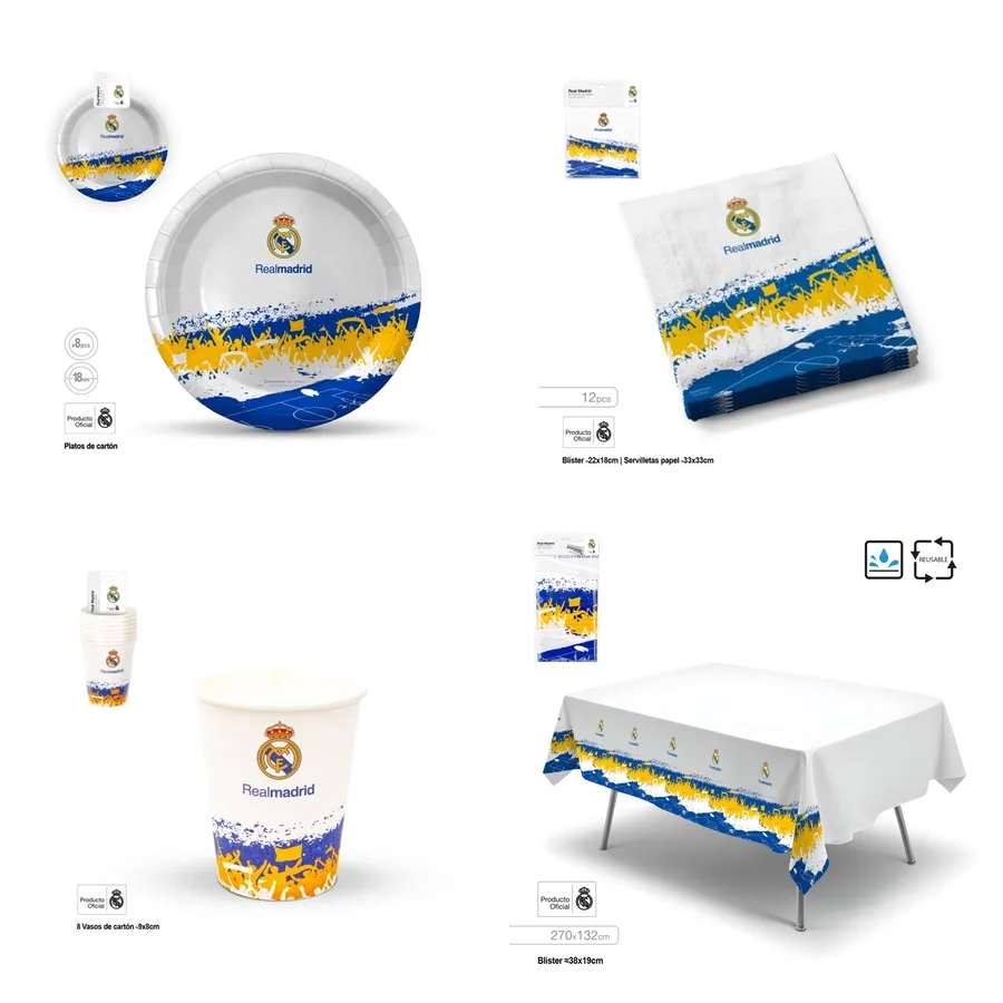 Pack Básico Real Madrid · 8 niños