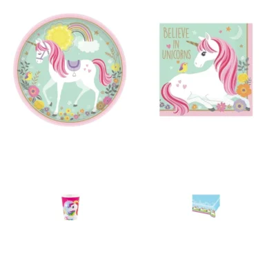 Pack Básico Unicornio · 8 niños