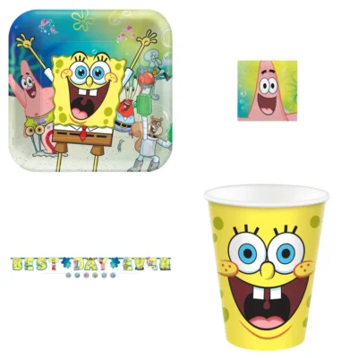 Pack Fiesta Bob Esponja · 12 niños