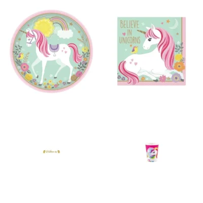 Pack Fiesta Unicornio · 12 niños