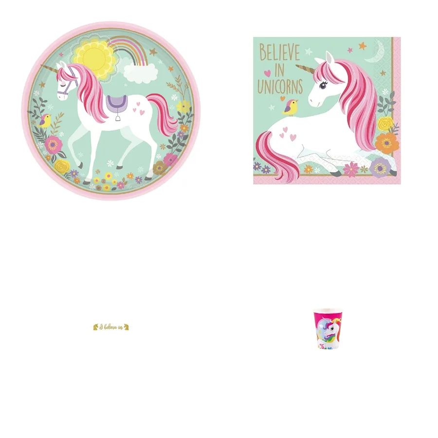 Pack Fiesta Unicornio · 12 niños