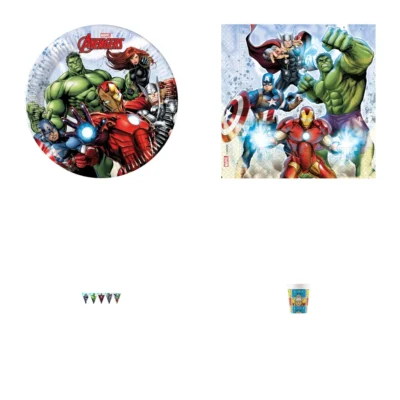 Pack Fiesta Vengadores · 12 niños