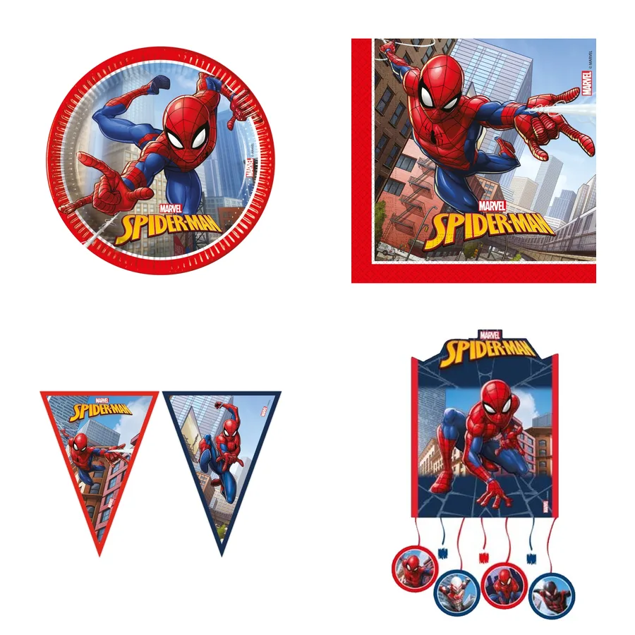 Pack VIP Spiderman · 16 niños