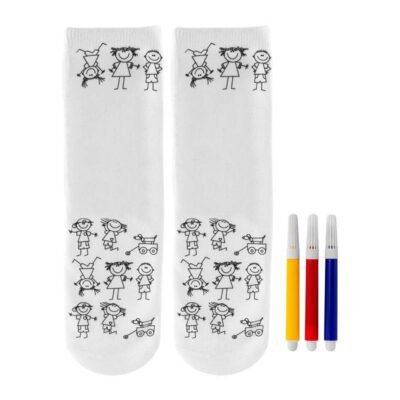 Calcetines para colorear