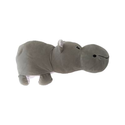 Peluche reversible unicornio-hipopótamo de 43 cm