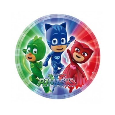 Platos Cartón 23cm Pjmasks (8 uds.)
