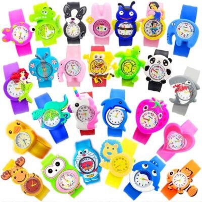 Reloj infantil de animales de silicona