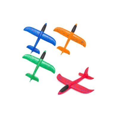 Set de 4 aviones planeadores de espuma